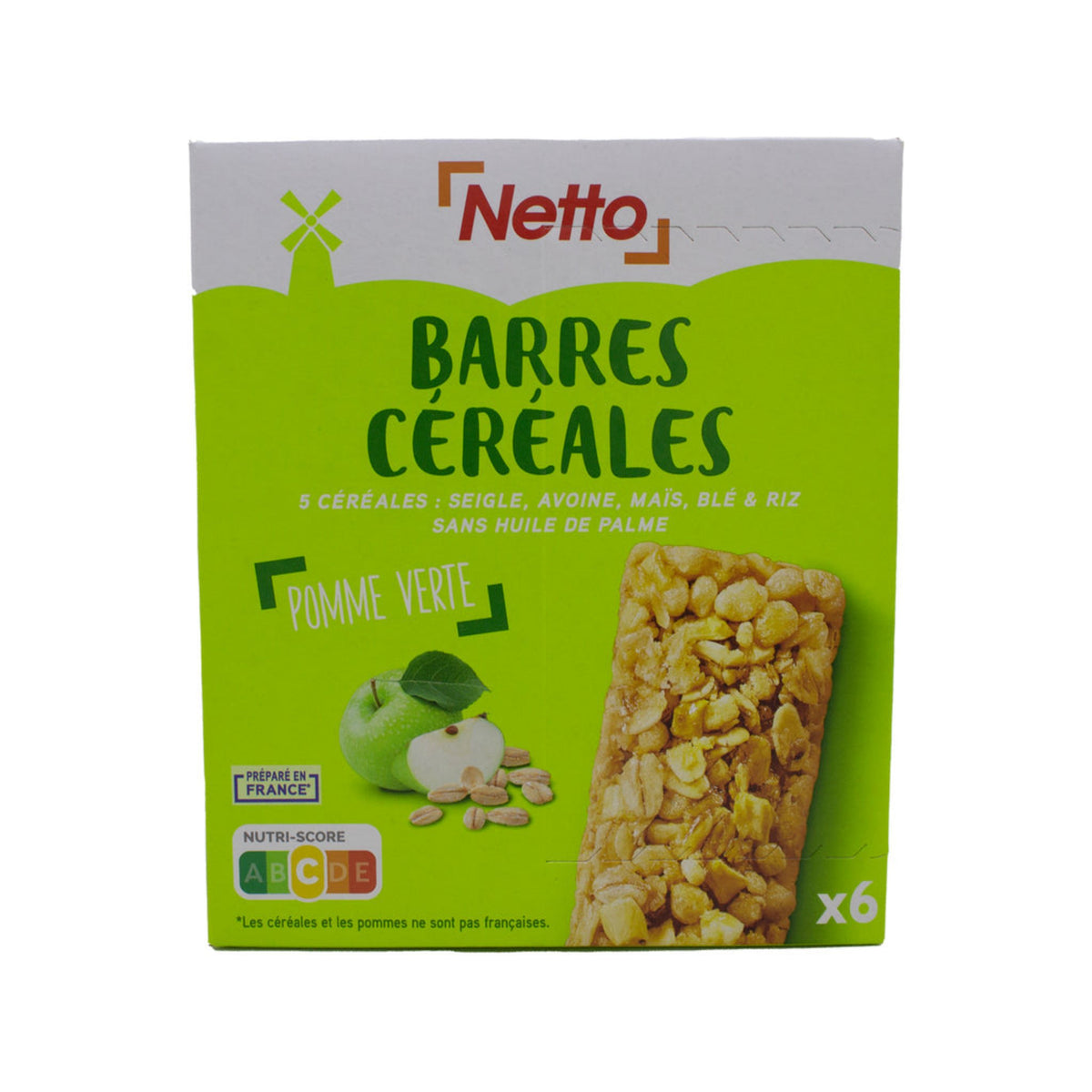 NETTO Grany green apple bars 125g -d83