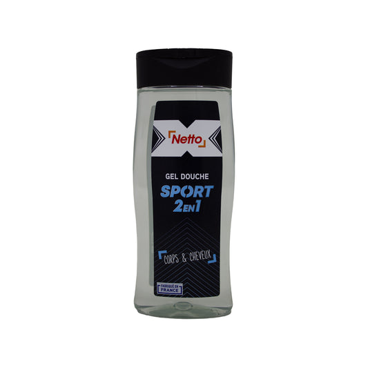 NETTO Gel douche sport corps et cheveux 250ml -J101