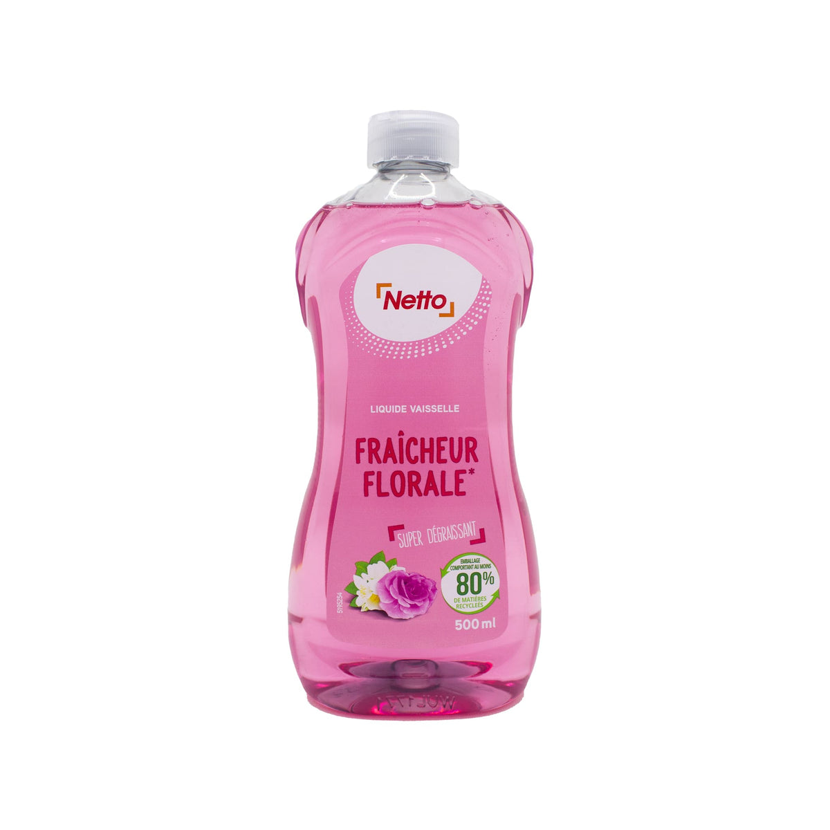 NETTO Jasmin pink dishwashing liquid 500ml -J41