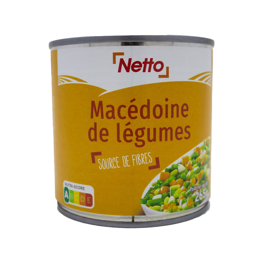 NETTO Macédoine de légumes 265g -I22