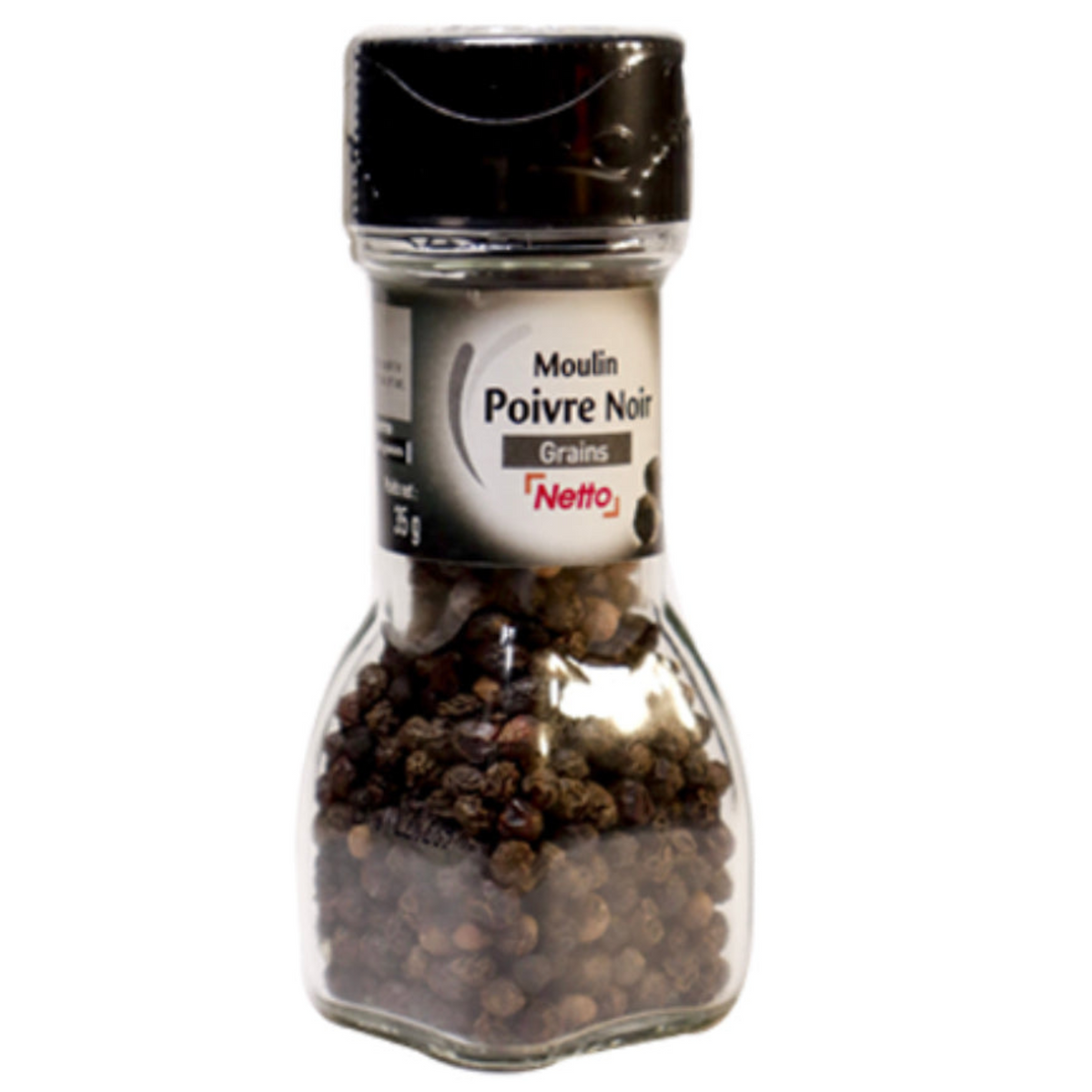 NETTO Black pepper mill in grains 35g -F22