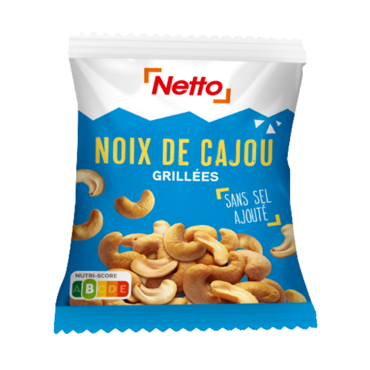 NETTO Noix apéritif noix cajou sans sel ajouté 125g -H52