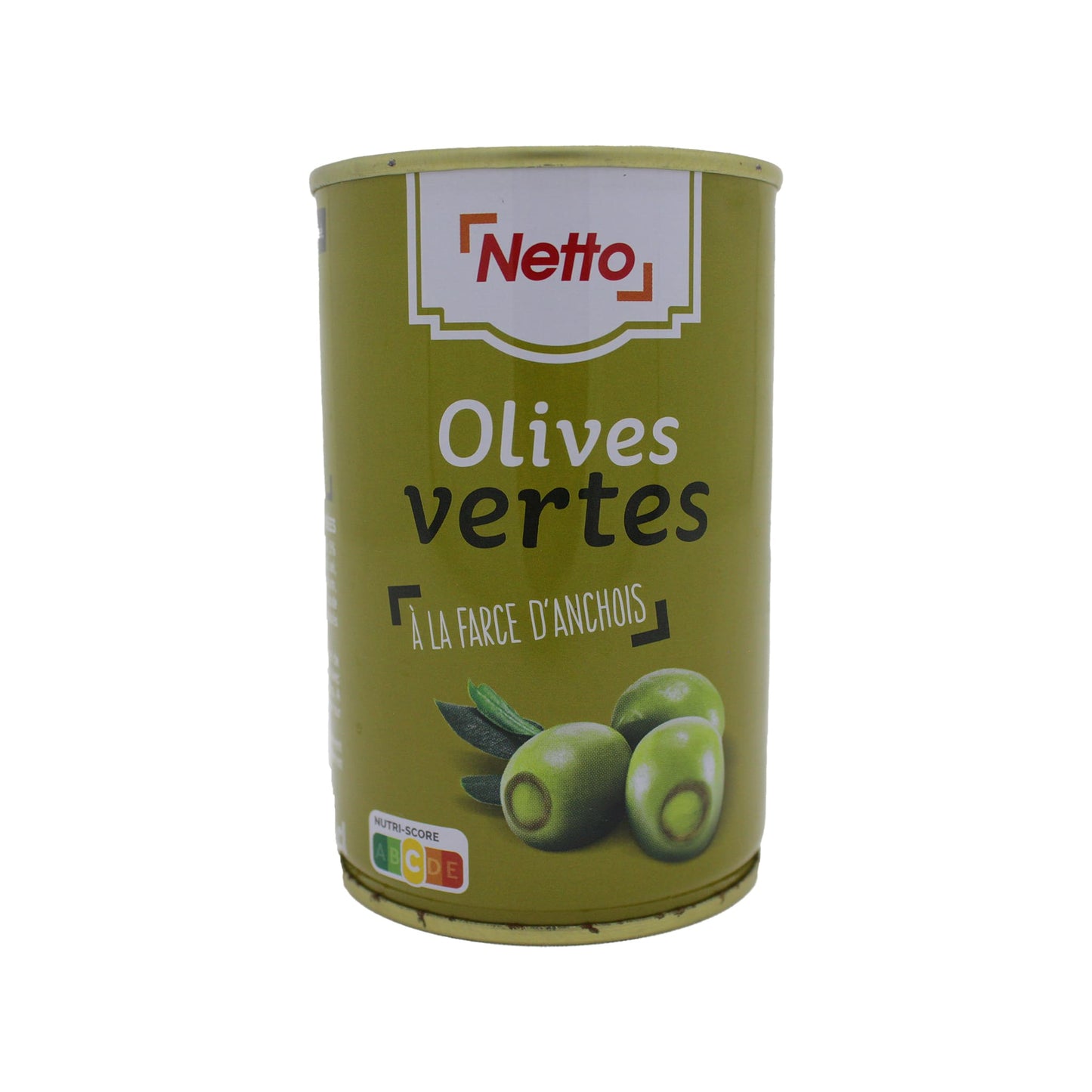 NETTO OLIVES VERTES ANCHOIS 163g -I103