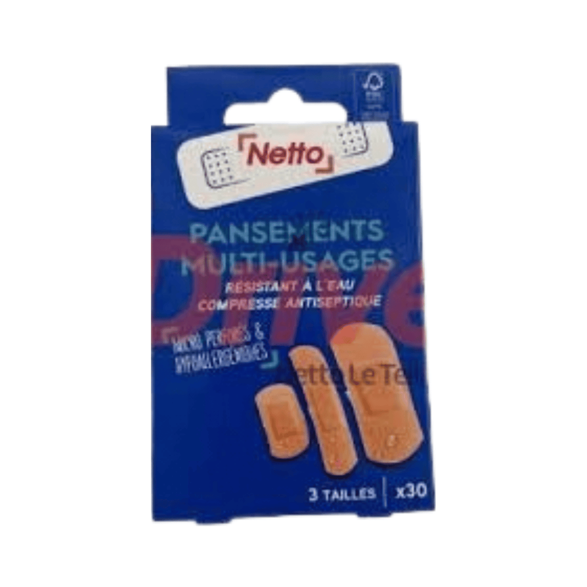 NETTO pansements antiseptiques x30 — Épicerie française Montréal | Euro-Market