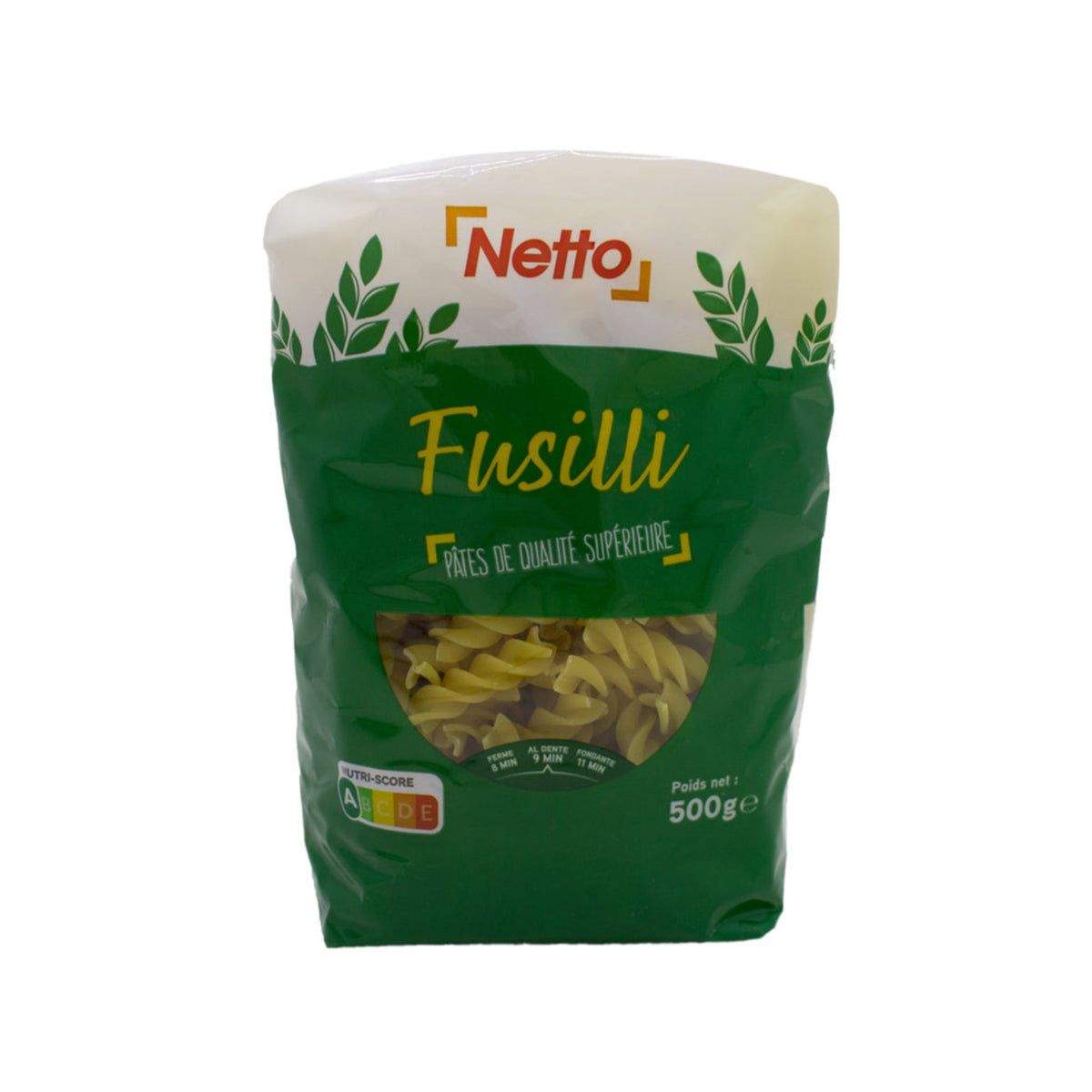 NETTO Fusilli pasta 500g C130-131