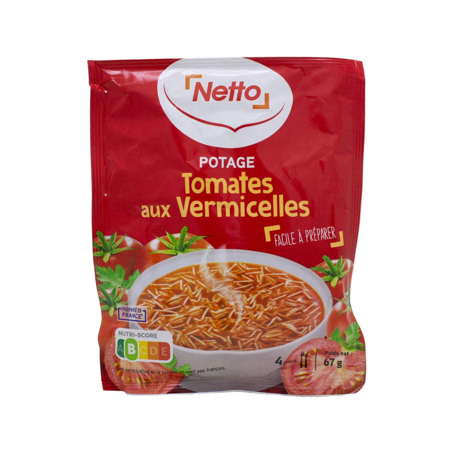 NETTO Tomato and vermicelli soup 72g -G62