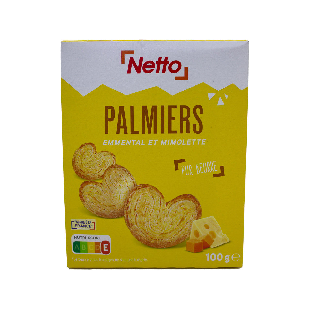 NETTO Palmiers Emmental/Mimolette 100g -H61