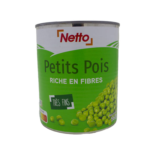 NETTO Petits pois très fins 560g -I54