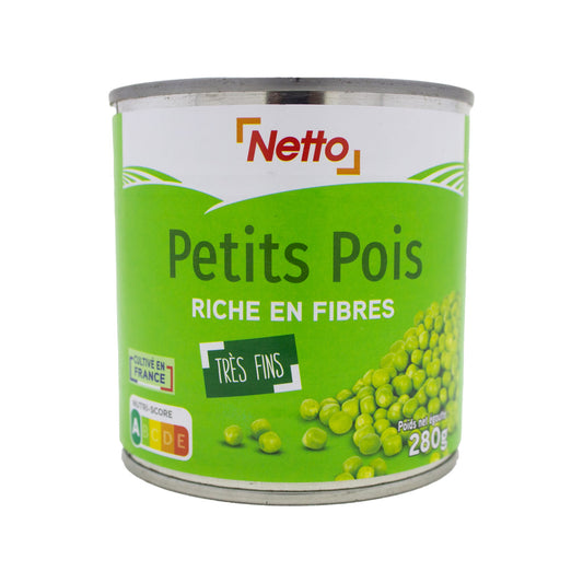 NETTO petits poids extrafins riche en fibre 280g -I32