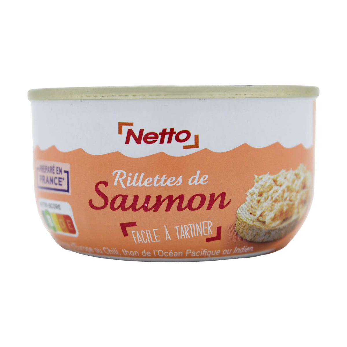 NETTO RILLETTES SALMON 125g c22 C22