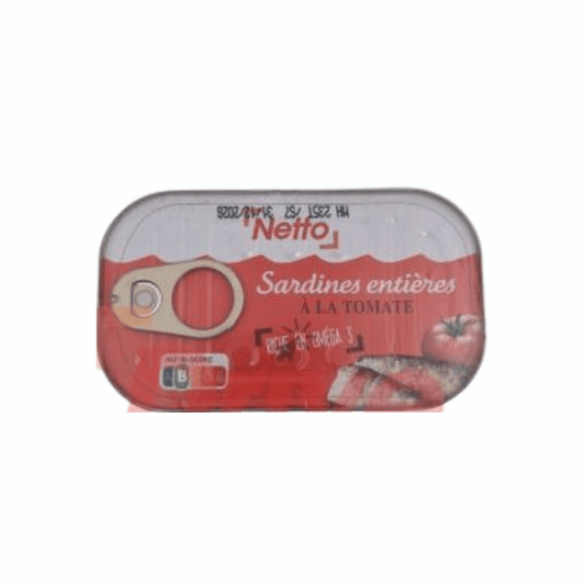 NETTO sardine A LA tomate 135g — Épicerie française Montréal | Euro-Market