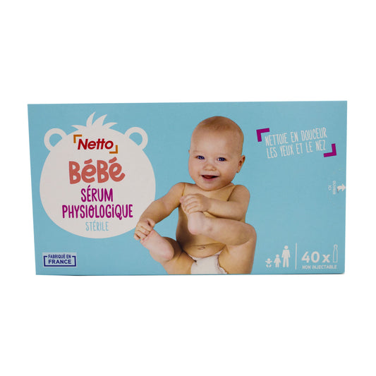 NETTO Sérum physiologique pour enfants 40 doses -J34/30