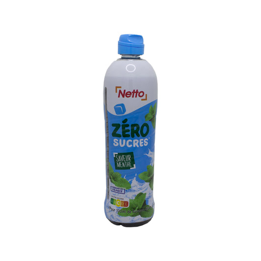 NETTO Sirop de Menthe sans sucre 750ml -F31