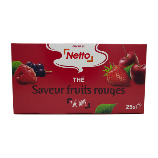 NETTO Thé fruits rouges 44g -E120