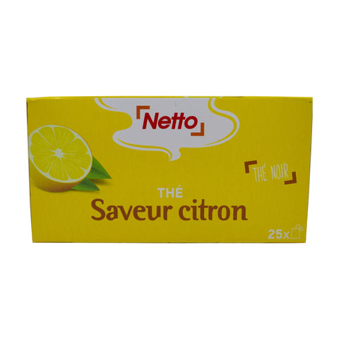 NETTO Black tea lemon 40g