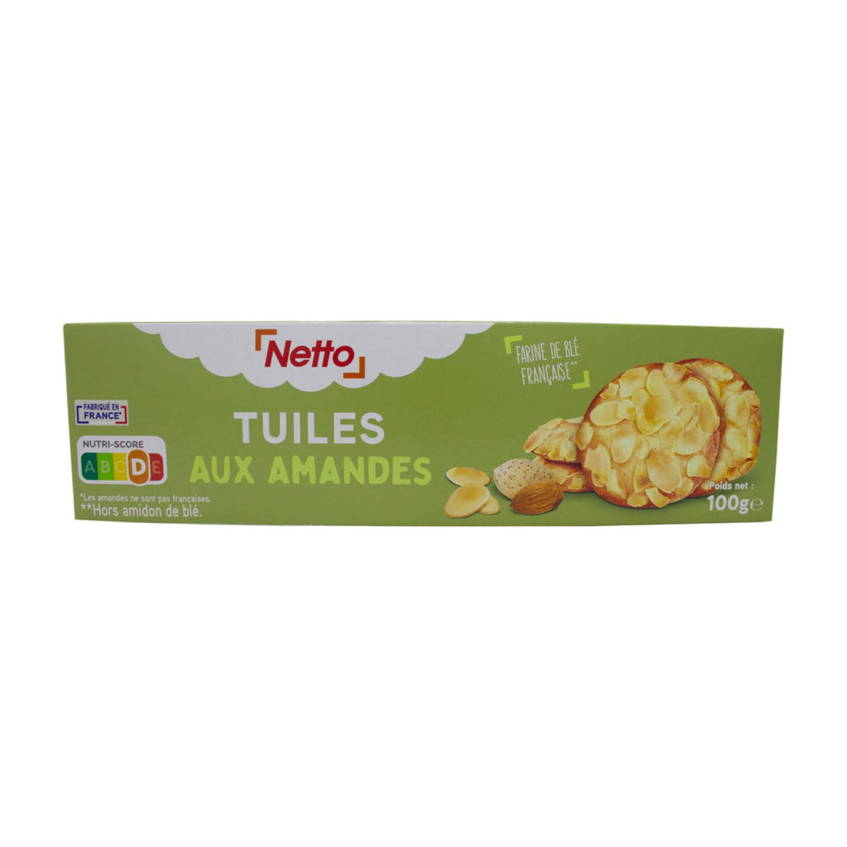 NETTO Tuiles aux Amandes 100g -A141