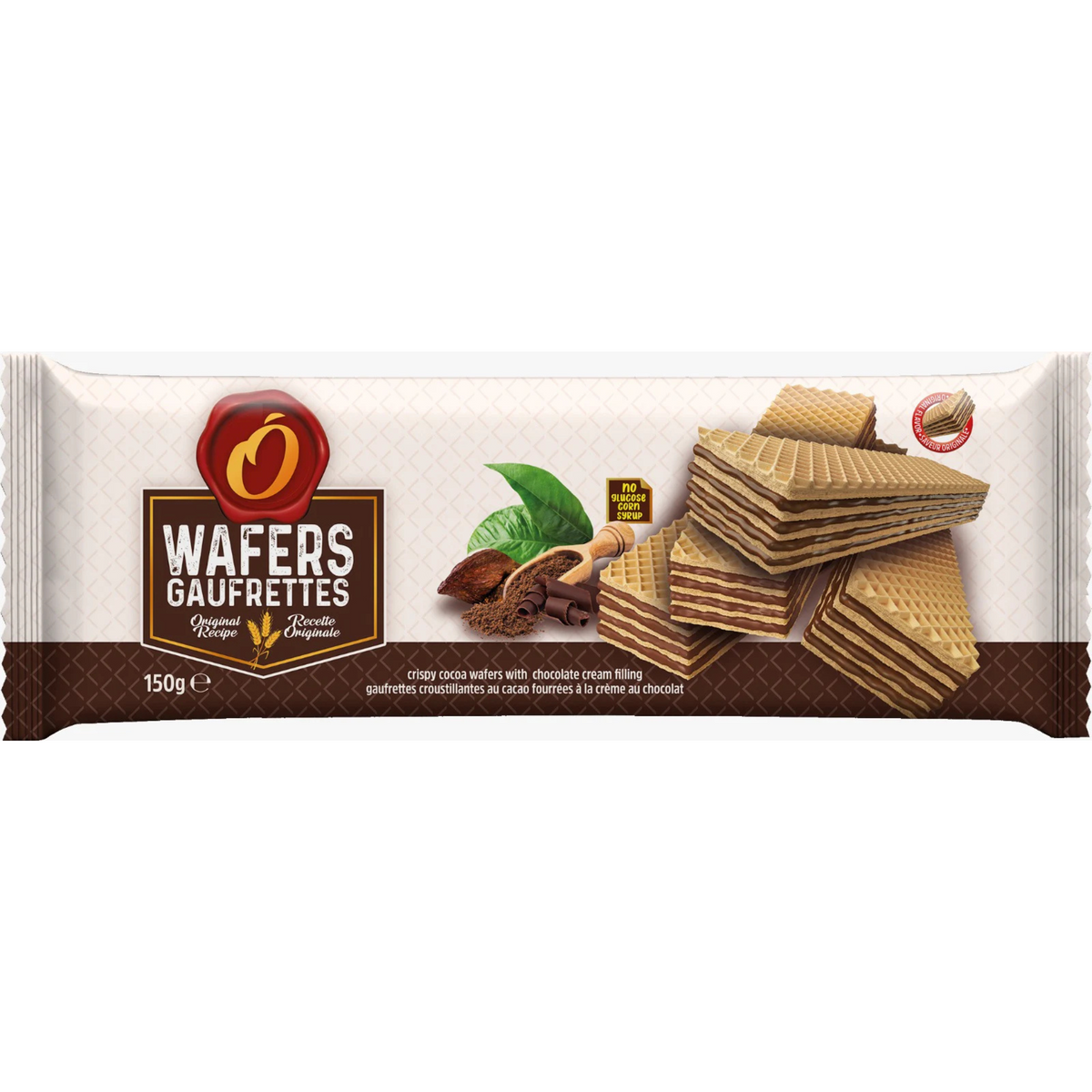 O'Crispy Wafers  Chocolat  150g -A21