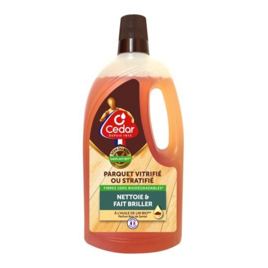 O'CEDAR Nettoyant Ménager Parquet Vitrifié 1L -K32