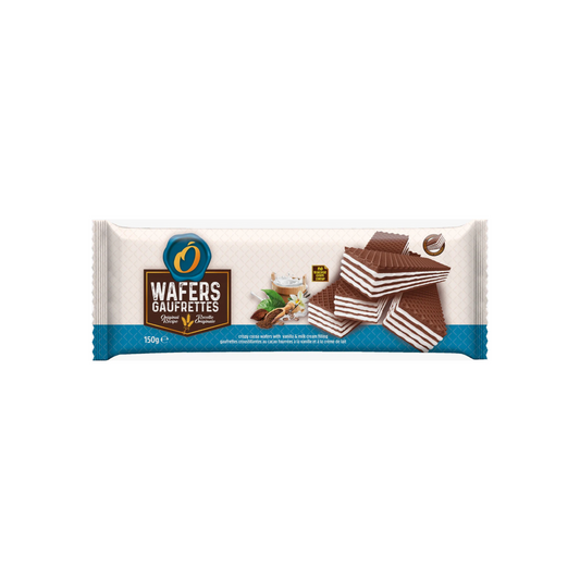 O'CRISPY Wafers Vanille 150g -A23