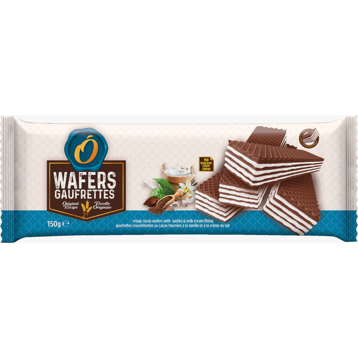 O'crispy Wafers Vanille 150g -a23