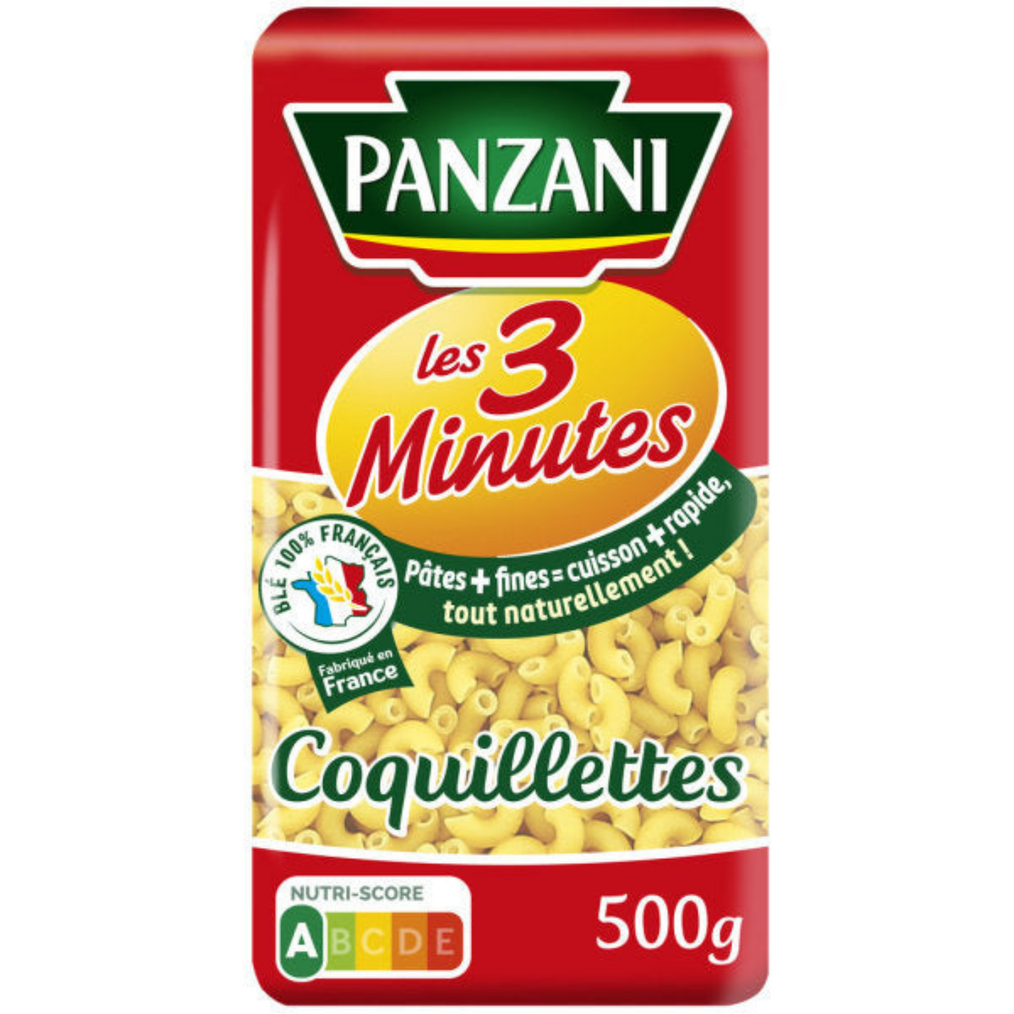 PANZANI Coquillettes express 3 min 500g -C93/94