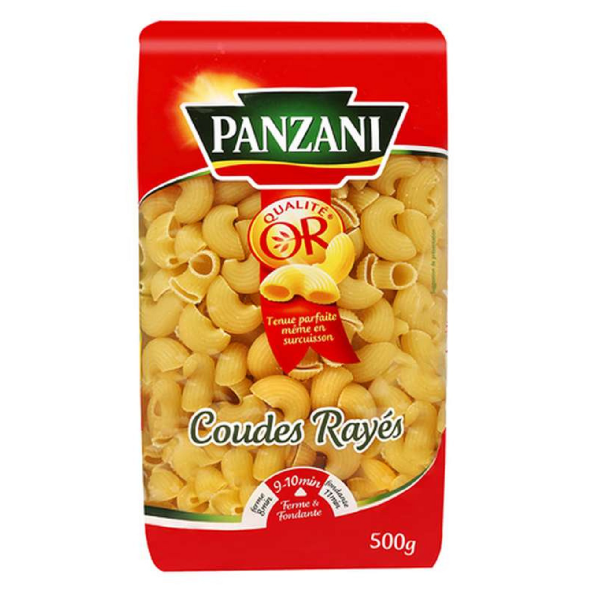 PANZANI coudes rayés 500g — Épicerie française Montréal | Euro-Market