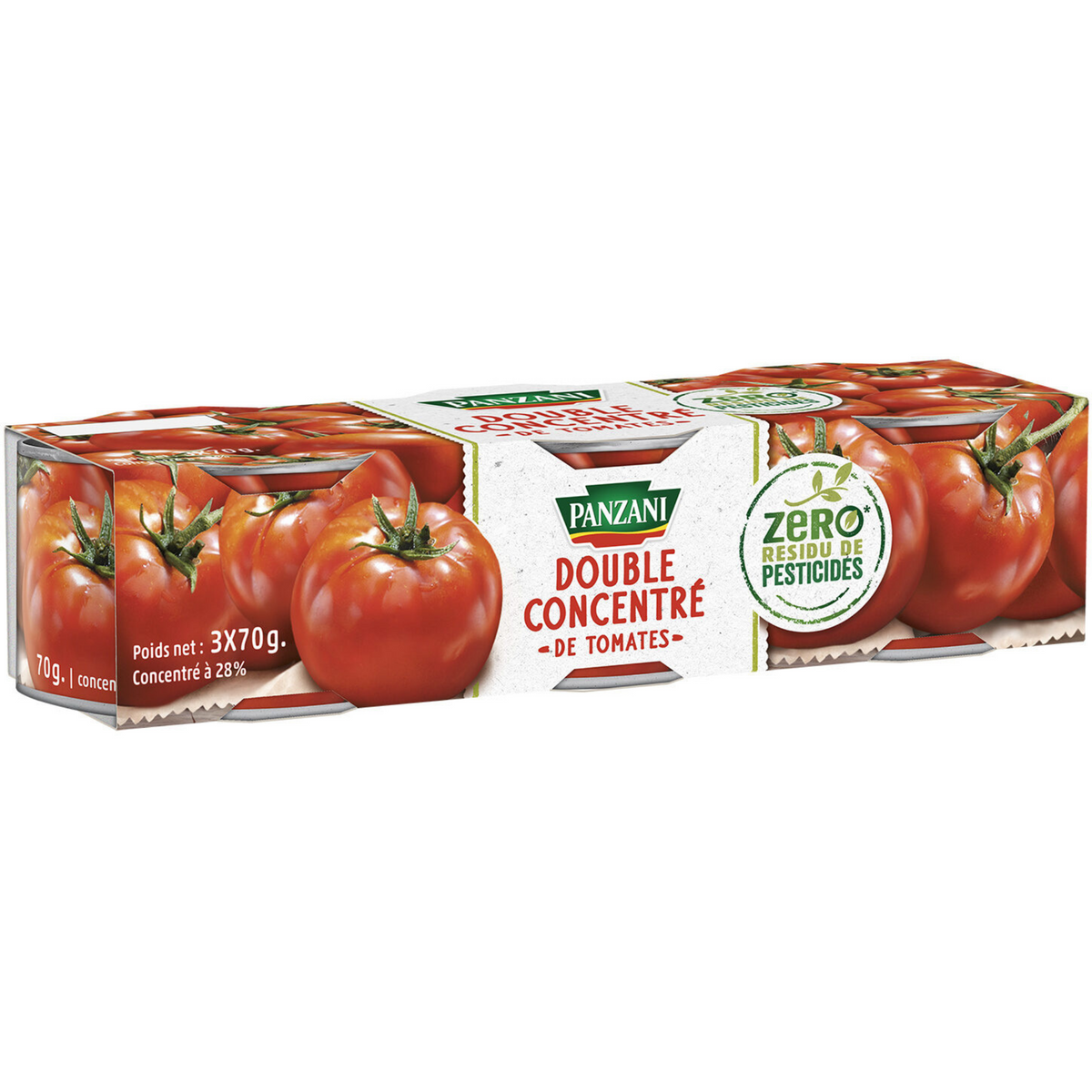 Panzani double concentrated tomato 3x70g -H81