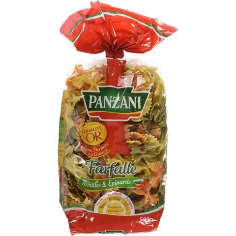 Panzani Farfalle Tomatoes & Epinards 500g -M23