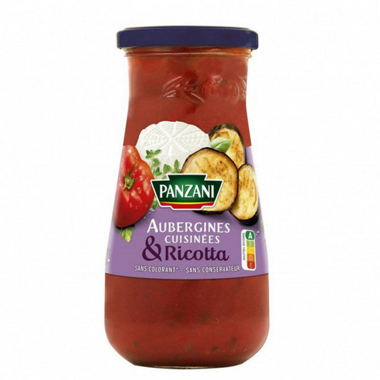PANZANI sauce aubergine & ricotta 400g -H103