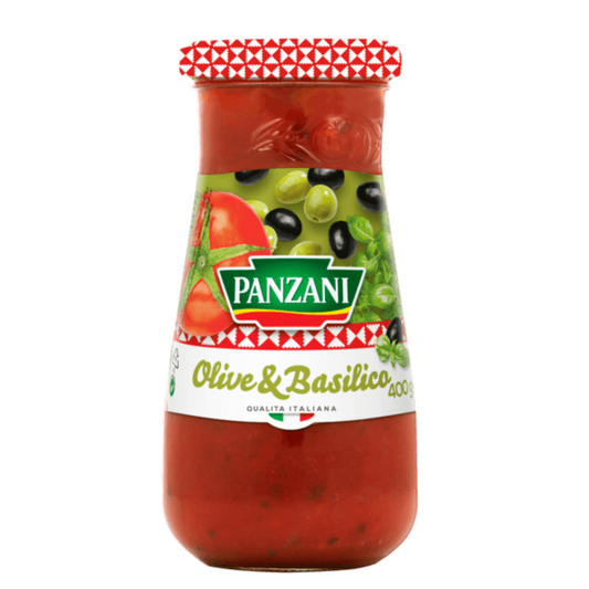PANZANI Sauce Olive et basilic 400g -H113