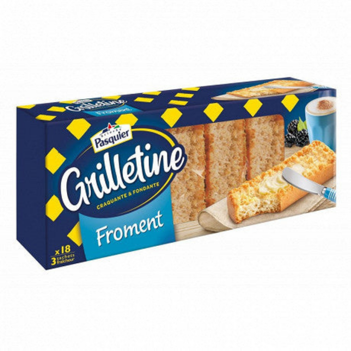 PASQUIER Grillettines au Froment 242g  -E52