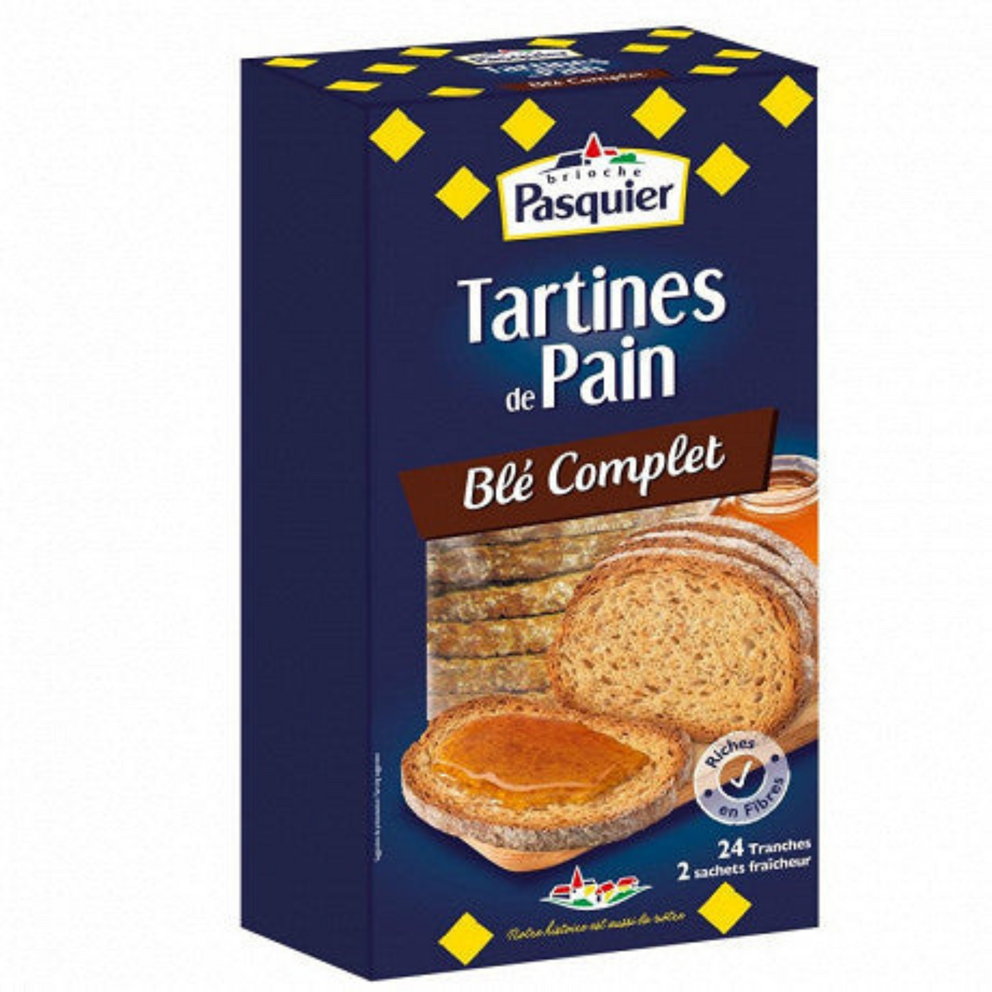 PASQUIER Tartines de pain au blé complet 240g -E42