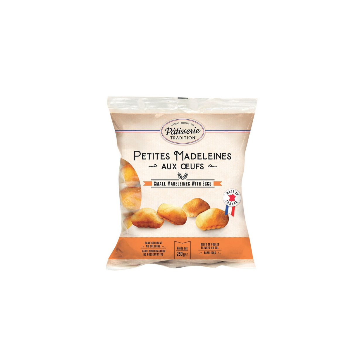 PATISSERIE TRADITION Petites Madeleines longues aux Oeufs 250g — Épicerie française Montréal | Euro-Market