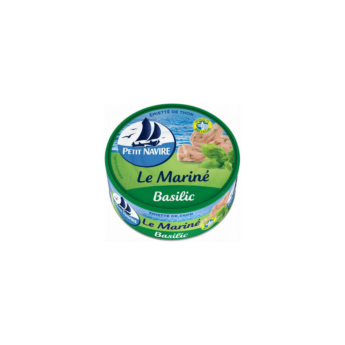 PETIT NAVIRE le mariné émietté de thon basilic 110g -C13