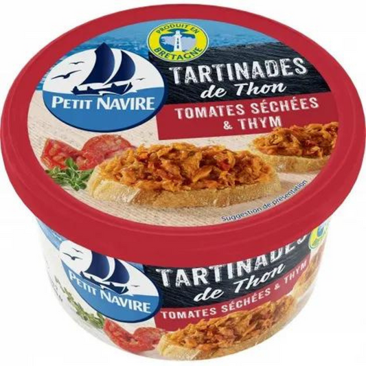 PETIT NAVIRE Les tartinades de thon tomates séchées & thym 125g -C22