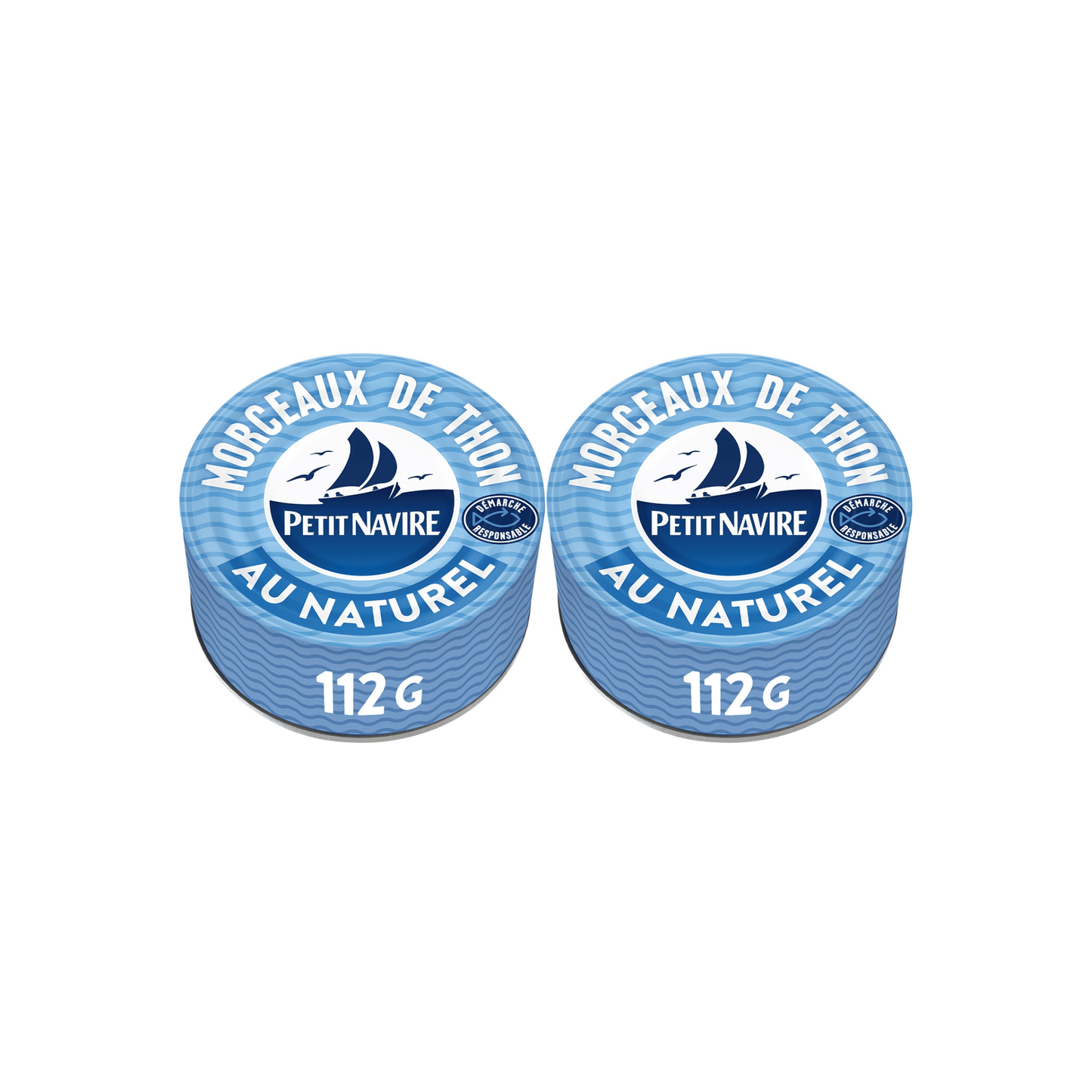 PETIT NAVIRE thon morceaux pêche responsable 2x112g — Épicerie française Montréal | Euro-Market