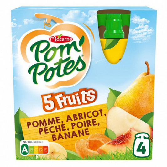 Pom'Potes SSA 5 Yellow Fruit 4x90g -C42