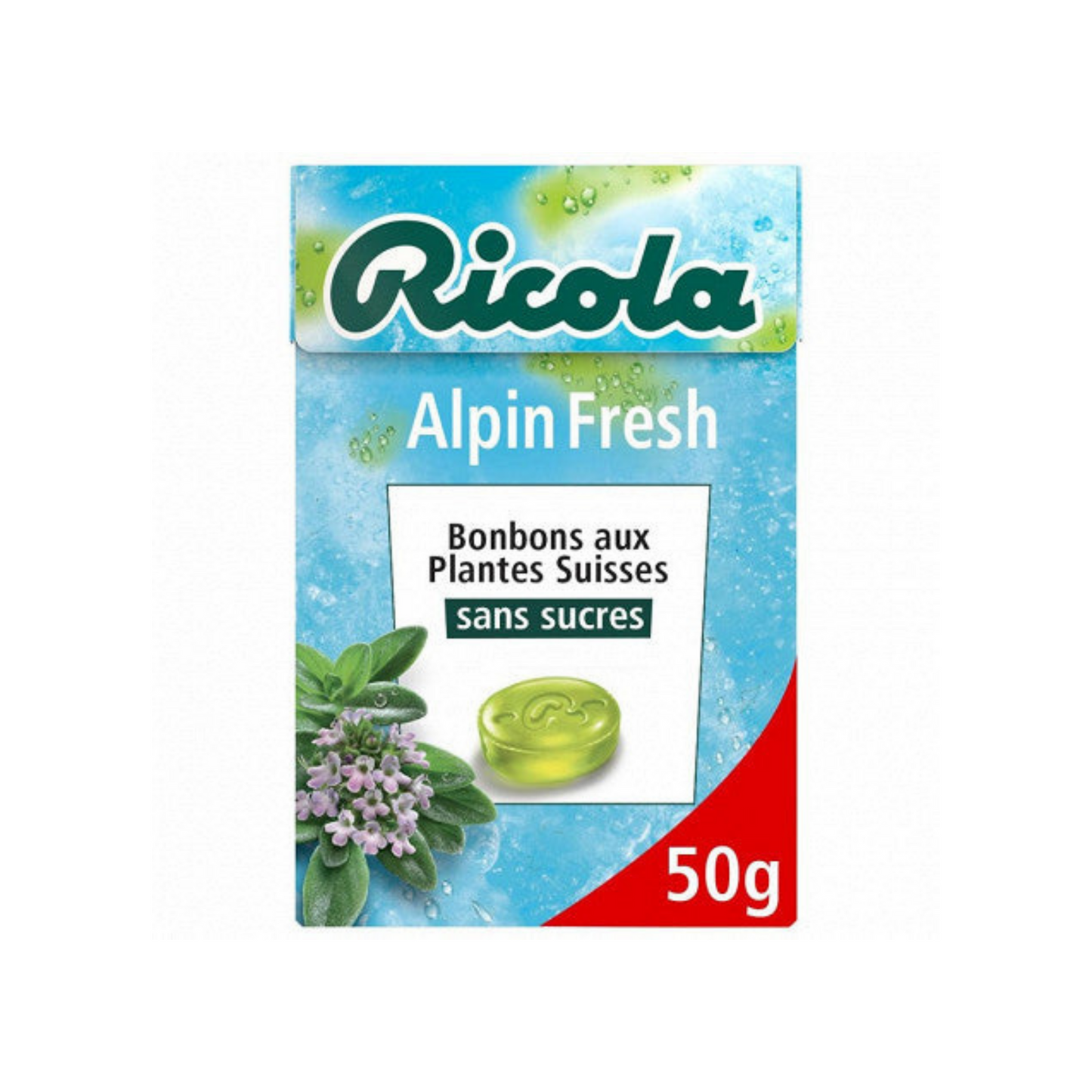 Ricola Alpin Fresh without sugar 50 g -B12