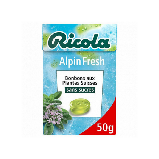 RICOLA Alpin fresh sans sucres 50 G -B12
