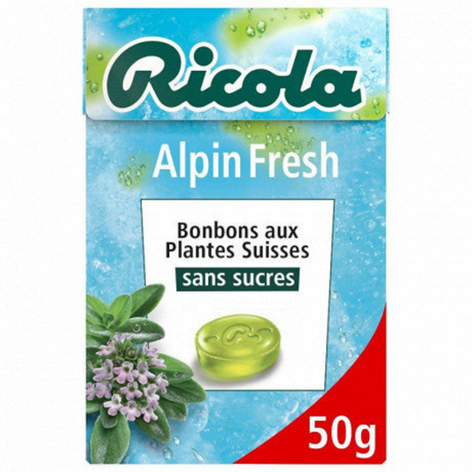 Ricola Alpin Fresh without sugar 50 g -B12