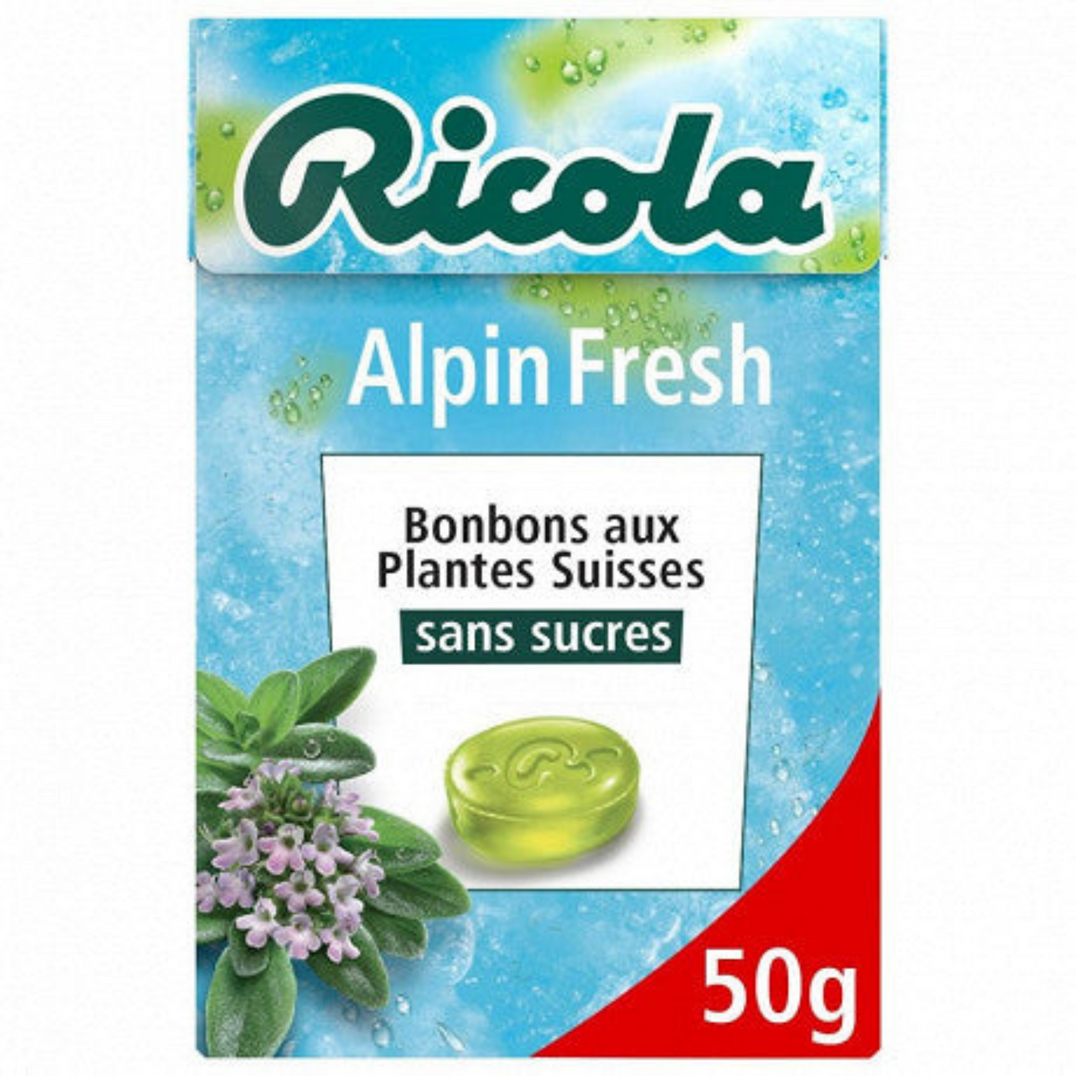 RICOLA Alpin fresh sans sucres 50 G  -B12