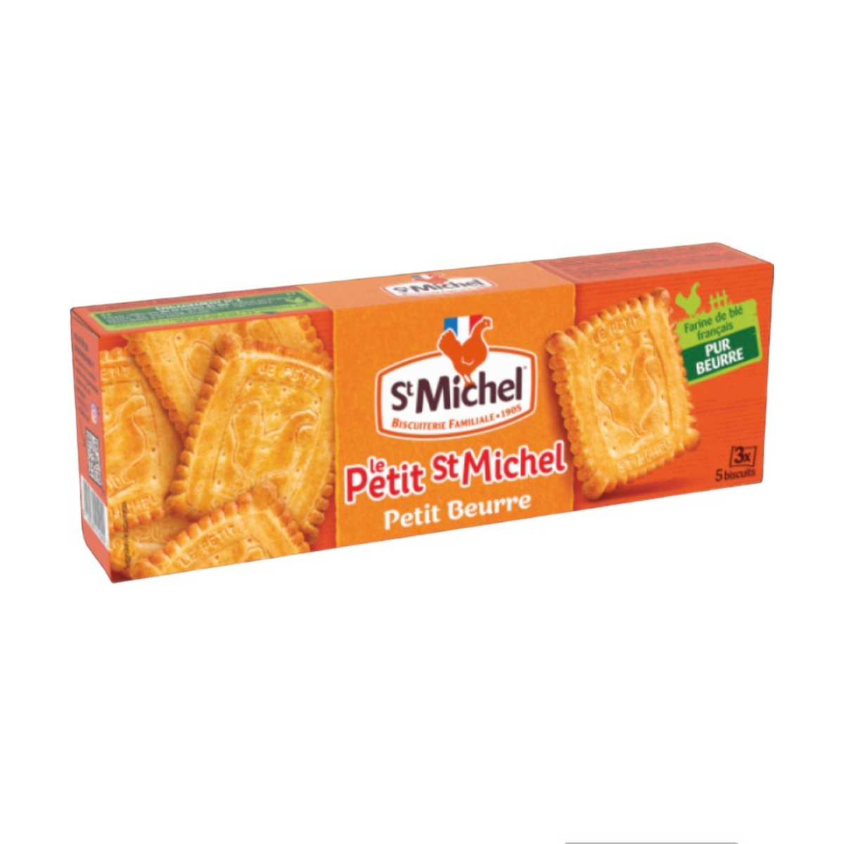 SAINT MICHEL Biscuits le petit St Michel petit beurre 180g  - A82