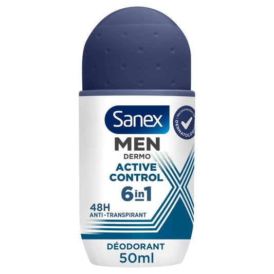 SANEX Déodorant Bille Men Dermo Active Control antitranspirant 50ml -K15