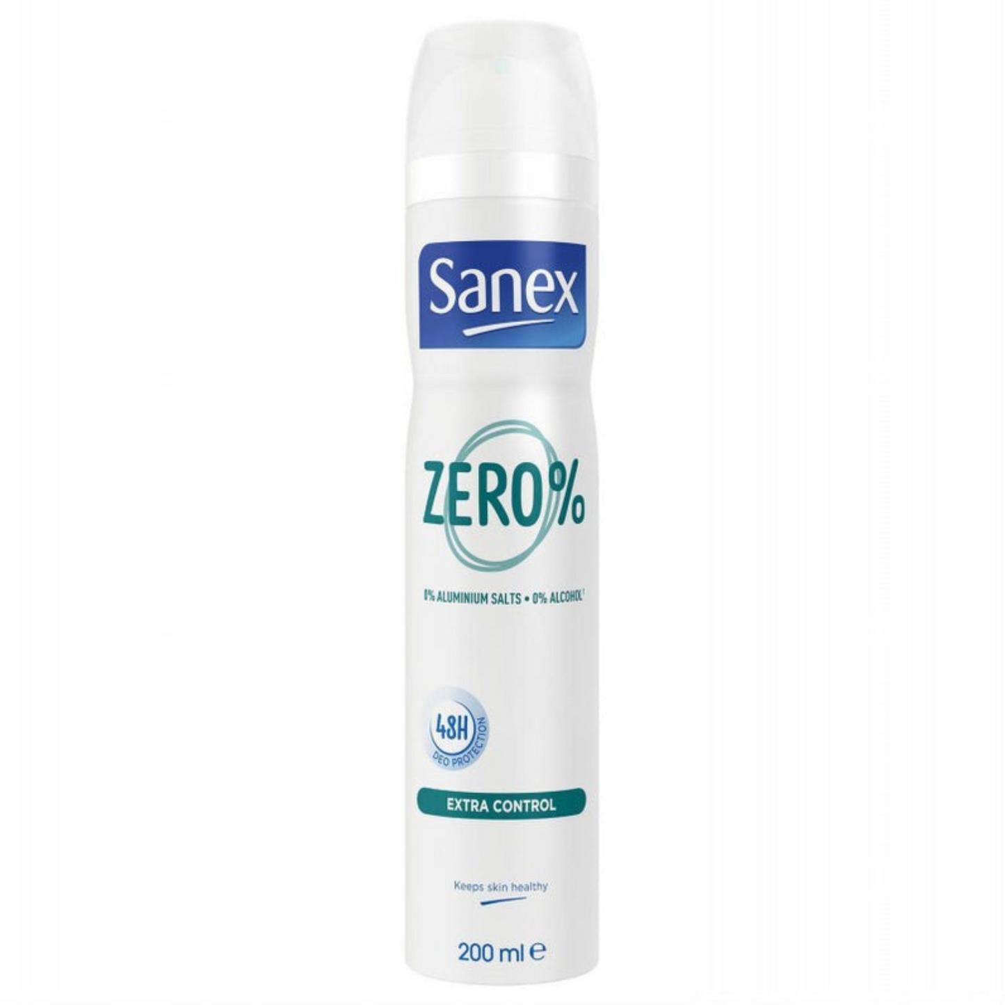 SANEX Déodorant Spray Zéro 0% Extra Control sans sels d'aluminium 200g -K10