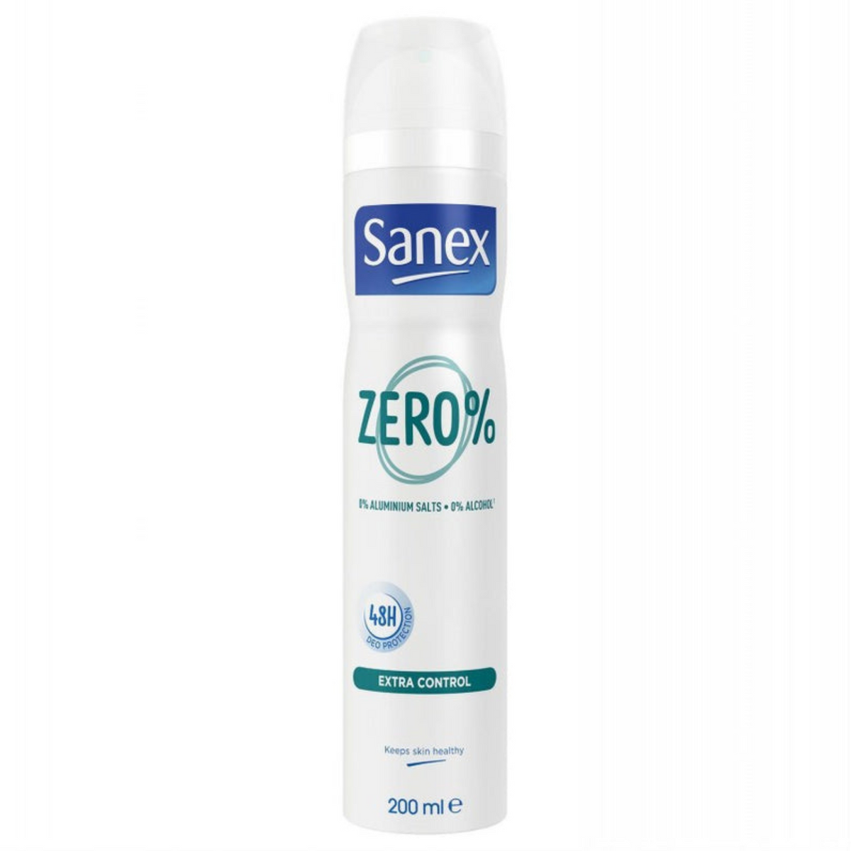 SANEX Déodorant Spray Zéro 0% Extra Control sans sels d'aluminium 200g -J72