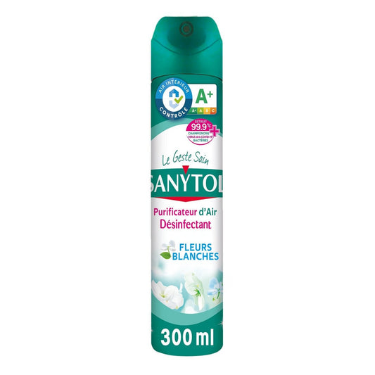 SANYTOL Désodorisant Désinfectant Fleurs Blanches 300ml -J13