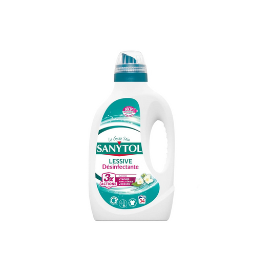 SANYTOL Lessive  Desinfectant Fraicheur  Florale 34D 1.7l -J22