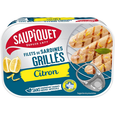 SAUPIQUET Lemon sardine fillet 70g -C21