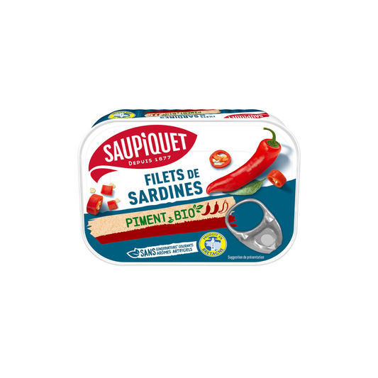SAUPIQUET Chili sardine fillet 120g -C11