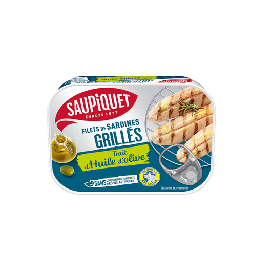 SAUPIQUET Grilled boneless sardine fillets 70g -C11